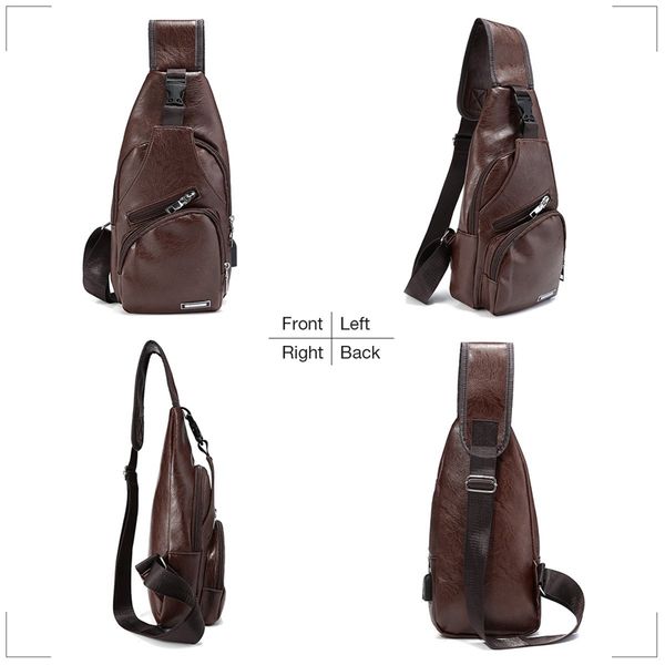 men's chest bag with charge port usb bag retro crossbody pu leather vintage business pouch for sport dark brown
men's chest bag with charge port usb bag retro crossbody pu leather vintage business pouch for sport dark brown