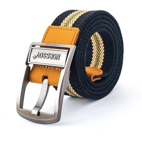 wholesale- norssov logo length men belt thickened canvas casual belt strap 110 125 cm 6 colors, Black;brown
wholesale- norssov logo length men belt thickened canvas casual belt strap 110 125 cm 6 colors, Black;brown