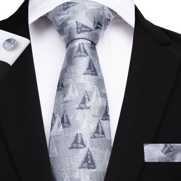 hi-tie stylish sliver sailboat pattern ties set fancy jacquard woven pocket square cufflinks for mens business wedding n-7076, Black;blue
hi-tie stylish sliver sailboat pattern ties set fancy jacquard woven pocket square cufflinks for mens business wedding n-7076, Black;blue