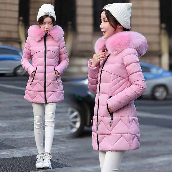 park women's spring 2019 fashion faux fox hoodie coat women's slim long down cotton jackets thick large size parka coats m-3xl, Black
park women's spring 2019 fashion faux fox hoodie coat women's slim long down cotton jackets thick large size parka coats m-3xl, Black