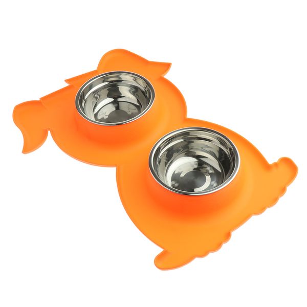 stainless steel water and food bowls with non skid non spill mat bowl for feeding dogs cats puppies
stainless steel water and food bowls with non skid non spill mat bowl for feeding dogs cats puppies