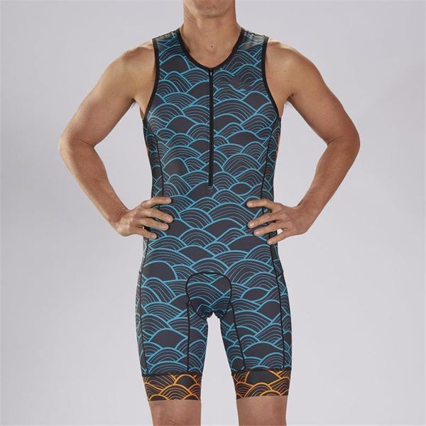 2020 new zootekoi triathlon sleeveless skinsuit men's compression bicycle jersey sportswear riding bike clothing ropa ciclismo, Black;blue
2020 new zootekoi triathlon sleeveless skinsuit men's compression bicycle jersey sportswear riding bike clothing ropa ciclismo, Black;blue