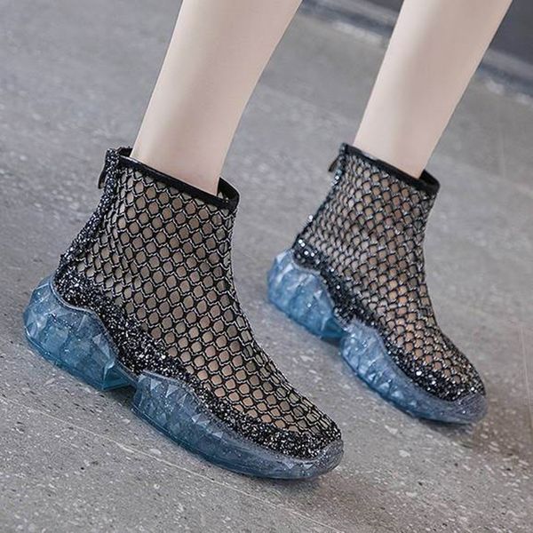 new spring & summer women short boots female summer breathable mesh sandals autumn jelly single shoes student outdoor cool boots, Black
new spring & summer women short boots female summer breathable mesh sandals autumn jelly single shoes student outdoor cool boots, Black
