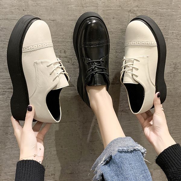 shallow mouth round toe women shoes autumn oxfords women's female footwear clogs platform increas height casual sneaker, Black
shallow mouth round toe women shoes autumn oxfords women's female footwear clogs platform increas height casual sneaker, Black