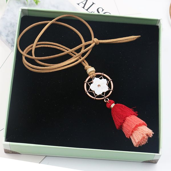 anqi sweater chain jewelry choker necklace women long leather cloth tassel pendant necklaces for girls jewelry accessories, Silver
anqi sweater chain jewelry choker necklace women long leather cloth tassel pendant necklaces for girls jewelry accessories, Silver