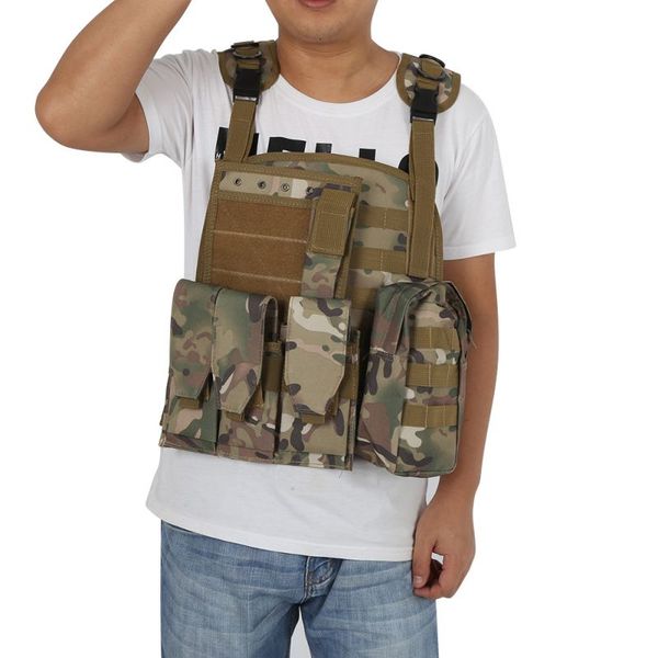 7 colors camouflage hunting tactical vest wargame body molle armor hunting vest cs outdoor equipment, Camo
7 colors camouflage hunting tactical vest wargame body molle armor hunting vest cs outdoor equipment, Camo