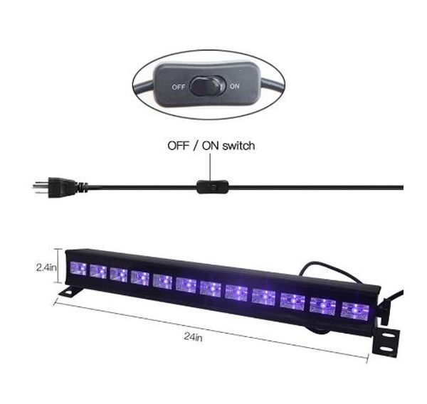 12 led disco uv violet black lights dj 36w par lamp uv for party christmas bar lamp laser stage wall washer spot light backlight
12 led disco uv violet black lights dj 36w par lamp uv for party christmas bar lamp laser stage wall washer spot light backlight