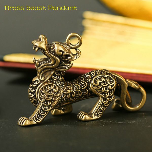 tuba small bronze ware manual brass copper mythical animals recruit wealth key buckle pendant package tea table goods of furniture for, Silver
tuba small bronze ware manual brass copper mythical animals recruit wealth key buckle pendant package tea table goods of furniture for, Silver