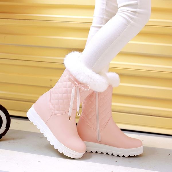 handmade ankle boots women autumn winter fashion pu new flat shoes ladies warm butterfly-knot platform snow boots 1888, Black
handmade ankle boots women autumn winter fashion pu new flat shoes ladies warm butterfly-knot platform snow boots 1888, Black