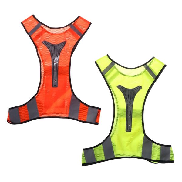 cycling reflective vest led running outdoor safety jogging breathable visibility, Black
cycling reflective vest led running outdoor safety jogging breathable visibility, Black