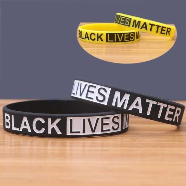 fashion black/yellow silicone bracelet black lives matter ring bracelet wristband for party supplies decorative sports fy9129
fashion black/yellow silicone bracelet black lives matter ring bracelet wristband for party supplies decorative sports fy9129