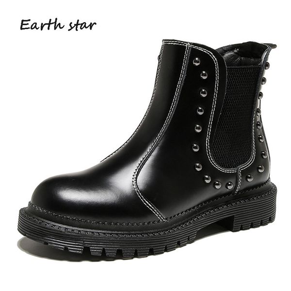 retro botas mujer 2019 casual shoes boots rivets women fashion brand genuine leather ladies footware ankle boots black
retro botas mujer 2019 casual shoes boots rivets women fashion brand genuine leather ladies footware ankle boots black