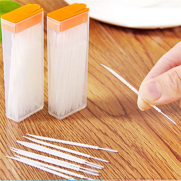 50 pcs портативный двойной головкой щетки зубные picks пластиковые межзубных зубочистка кисть home hotel dental care picks oral
50 pcs портативный двойной головкой щетки зубные picks пластиковые межзубных зубочистка кисть home hotel dental care picks oral