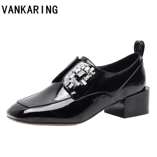 womens pumps platform chunky high heel patent leather dress thick heel office lady casual shoes classic design shoes woman pumps, Black
womens pumps platform chunky high heel patent leather dress thick heel office lady casual shoes classic design shoes woman pumps, Black