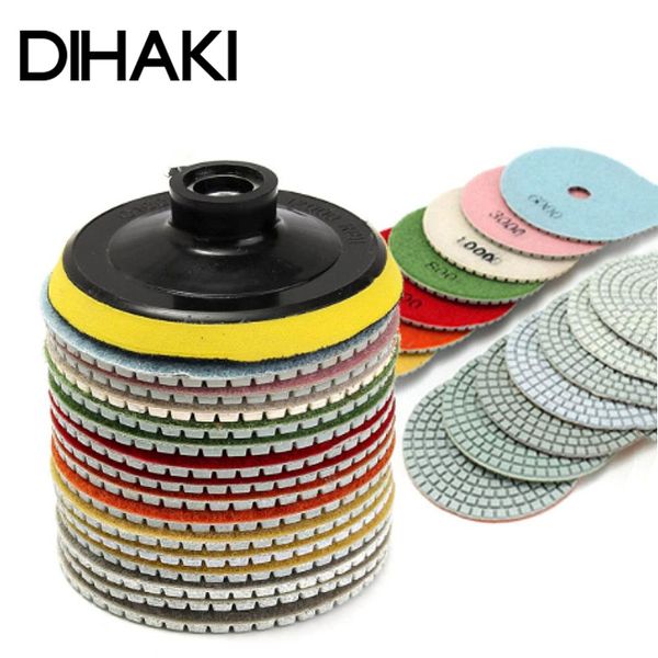 4 inch 16pcs/set diamond polishing pads kit wet polishing discs granite marble concrete stone grinding discs tool set
4 inch 16pcs/set diamond polishing pads kit wet polishing discs granite marble concrete stone grinding discs tool set