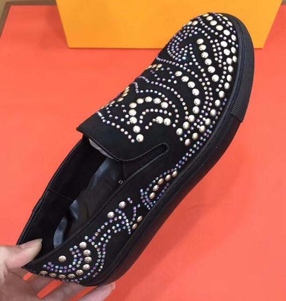 designer sneakers men shoes star rivets monster eyes yellow box mens designer loafers tripler safety cool barber shoe platform trainers 004, Black
designer sneakers men shoes star rivets monster eyes yellow box mens designer loafers tripler safety cool barber shoe platform trainers 004, Black