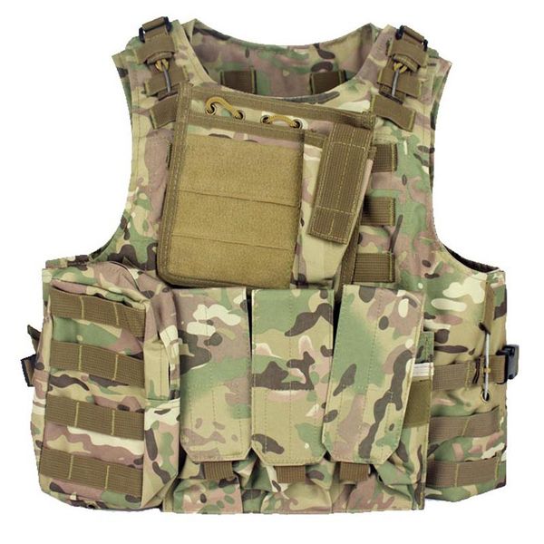 tactical vest assault plate carrier multicam army molle mag ammo chest paintball body armor harness, Camo;black
tactical vest assault plate carrier multicam army molle mag ammo chest paintball body armor harness, Camo;black