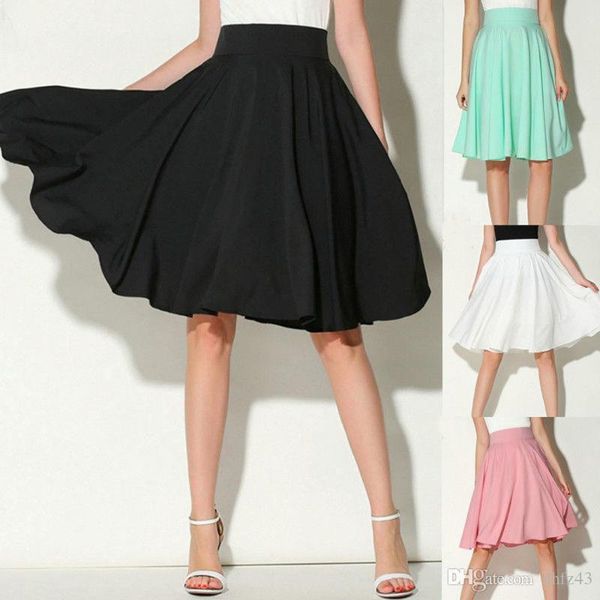 2020 skirts women solid flared retro casual knee high waist length pleated office work skirt saias faldas jupe femmle longue, Black
2020 skirts women solid flared retro casual knee high waist length pleated office work skirt saias faldas jupe femmle longue, Black