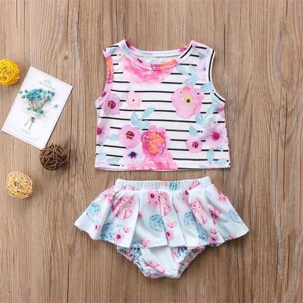 2018 new fashion cute baby girls clothes kids outfit dresses summer outfit flower tutu pants skirt set, White
2018 new fashion cute baby girls clothes kids outfit dresses summer outfit flower tutu pants skirt set, White