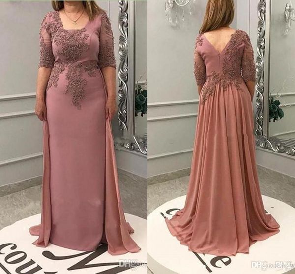 elegant pink mermaid mother of the bride dresses with detachable train satin beaded lace applique mother of the groom dress vestidos, Black;red
elegant pink mermaid mother of the bride dresses with detachable train satin beaded lace applique mother of the groom dress vestidos, Black;red