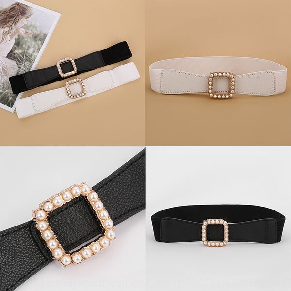 simple lady pearl buckle decoration small waist seal elastic band pearl buckle elastic band belt wide belt, Black;brown
simple lady pearl buckle decoration small waist seal elastic band pearl buckle elastic band belt wide belt, Black;brown