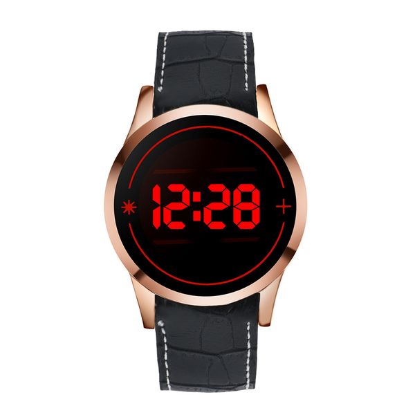 new men's watch led digital touch screen sport watch black leather strap fashion wristwatch reloj deportivo hombre reloj digital, Slivery;brown
new men's watch led digital touch screen sport watch black leather strap fashion wristwatch reloj deportivo hombre reloj digital, Slivery;brown