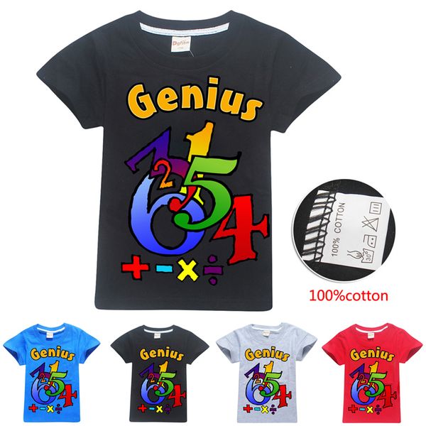 4 colors maths genius printed summer 6-14y boys t shirt tees 100% cotton kids cartoon t-shirts kids designer clothes boys dhl ss61, Blue
4 colors maths genius printed summer 6-14y boys t shirt tees 100% cotton kids cartoon t-shirts kids designer clothes boys dhl ss61, Blue
