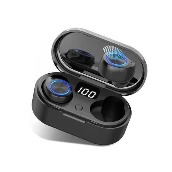 Designer Wireless Bluetooth Earphones Touch Control V5.0 Mini Portable In-Ear Earbuds Headset Electric Quantity with LED Digital Display
Designer Wireless Bluetooth Earphones Touch Control V5.0 Mini Portable In-Ear Earbuds Headset Electric Quantity with LED Digital Display