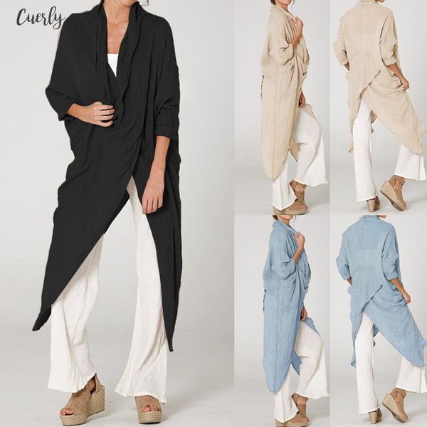 women and blouses vintage long shirt cap sleeve casual cowl neck long sleeve loose asymmetrical plus size blusas femininas, White
women and blouses vintage long shirt cap sleeve casual cowl neck long sleeve loose asymmetrical plus size blusas femininas, White
