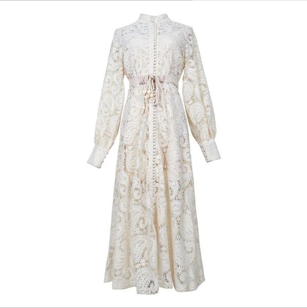 new clothes for women in europe and america for the summer of 2019 lantern sleeve stand collar hollow-out dress long sleeves, Black;gray
new clothes for women in europe and america for the summer of 2019 lantern sleeve stand collar hollow-out dress long sleeves, Black;gray