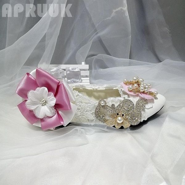 crystal rhinestones pink flower flats shoes woman handmade plus size fairy sweet design women's bridal wedding/party shoe, Black
crystal rhinestones pink flower flats shoes woman handmade plus size fairy sweet design women's bridal wedding/party shoe, Black