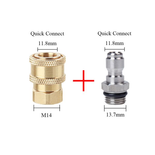 high pressure washer copper connector car washing adapter 1/4" female quick connection adapter m14*1.5 connector
high pressure washer copper connector car washing adapter 1/4" female quick connection adapter m14*1.5 connector