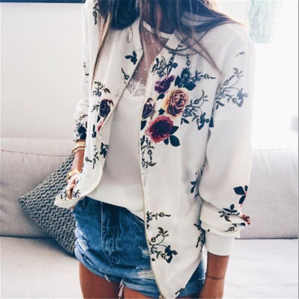 2018 ladies floral printed casual jackets fashion women fit long sleeve zipper jacket autumn coat outwear clothes, Black;brown
2018 ladies floral printed casual jackets fashion women fit long sleeve zipper jacket autumn coat outwear clothes, Black;brown