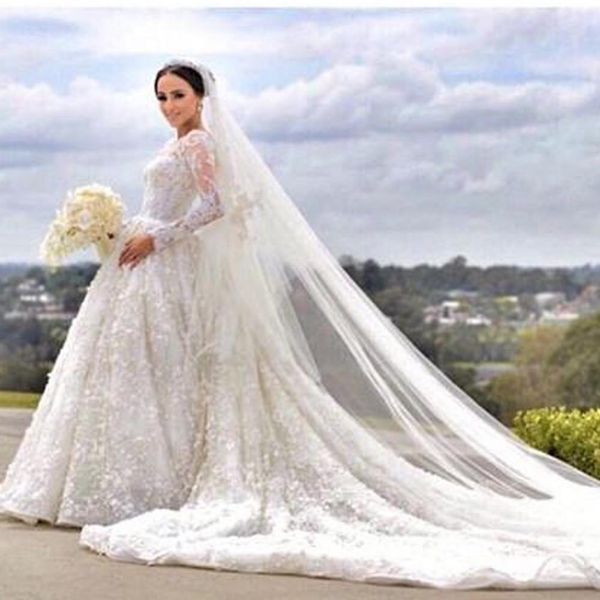 2019 new newborns lace long sleeve wedding dress muslim fashionscoop round collar beaded ball gown wedding dress vestidos de fiesta, White
2019 new newborns lace long sleeve wedding dress muslim fashionscoop round collar beaded ball gown wedding dress vestidos de fiesta, White
