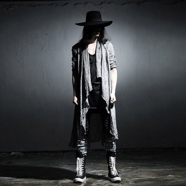 men's trench coats mens long sleeve linen shawl cardigan,males pull style punk cardigan clothings fashion sweater men outerwear, Tan;black 
men's trench coats mens long sleeve linen shawl cardigan,males pull style punk cardigan clothings fashion sweater men outerwear, Tan;black