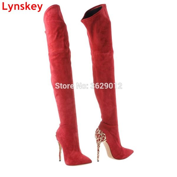 lynskey women over the knee boots suede metal decoration thigh high boots ladies fashion red/black long shoes woman
lynskey women over the knee boots suede metal decoration thigh high boots ladies fashion red/black long shoes woman