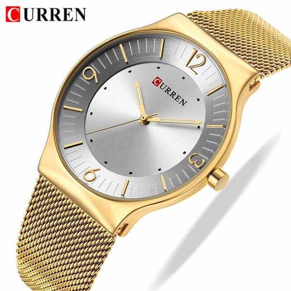 curren quartz watch women and men watch famous dress fashion watches ultra thin wrist para hombre, Slivery;brown
curren quartz watch women and men watch famous dress fashion watches ultra thin wrist para hombre, Slivery;brown