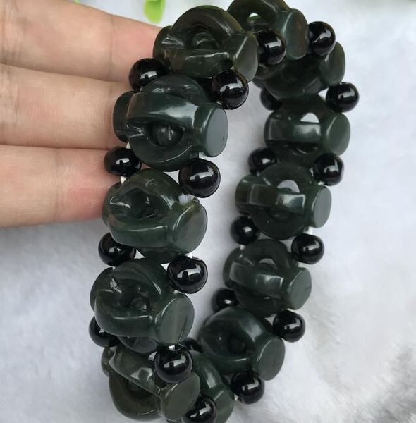 натуральная верность синьцзян hetian jade jade бриллианты konjac браслеты браслеты мужчины и женщины производители оптовая поддержка, Black
натуральная верность синьцзян hetian jade jade бриллианты konjac браслеты браслеты мужчины и женщины производители оптовая поддержка, Black