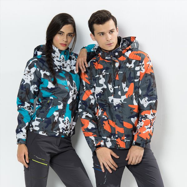 outdoor waterproof hiking jacket men all season breathable camouflage hooded coat women sport clothing windproof rain jackets, Blue;black
outdoor waterproof hiking jacket men all season breathable camouflage hooded coat women sport clothing windproof rain jackets, Blue;black