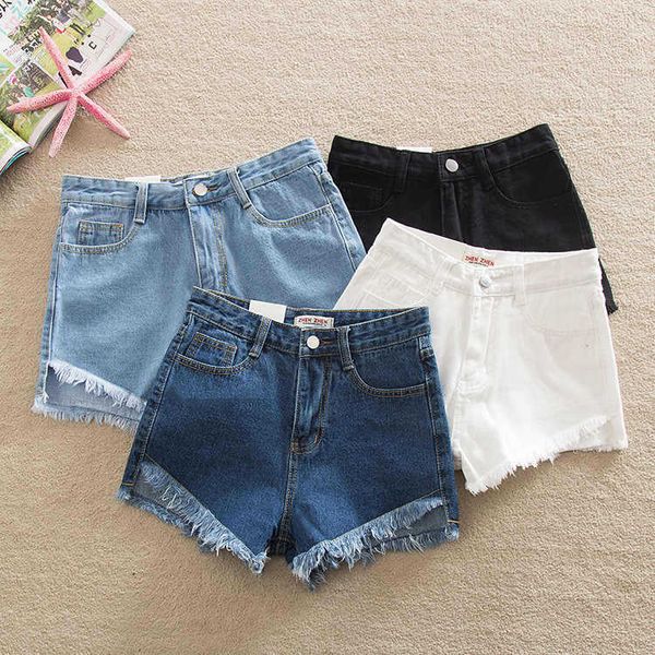 cynthia summer women denim shorts female korean version high-waisted solid loose casual straight jean short pants, White;black
cynthia summer women denim shorts female korean version high-waisted solid loose casual straight jean short pants, White;black