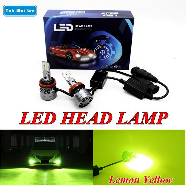 tak wai lee 2pcs led car headlight bulbs styling lemon yellow source dc12v 30w h11 high power auto front fog light with fans
tak wai lee 2pcs led car headlight bulbs styling lemon yellow source dc12v 30w h11 high power auto front fog light with fans