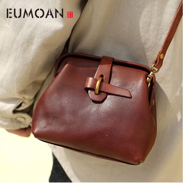 eumoan leather art retro slantbag, hand-made old bag, small fresh cowhide mini girl bag
eumoan leather art retro slantbag, hand-made old bag, small fresh cowhide mini girl bag