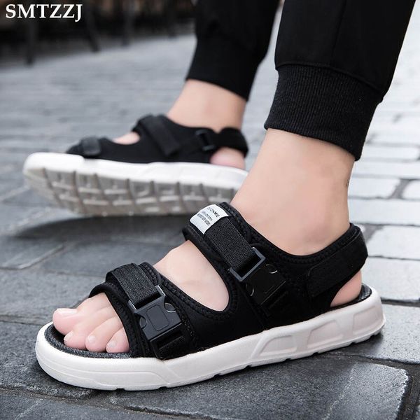 smtzzj brand fashion men sandals summer mesh-fabric man shoes casual breathable beach canvas sandals sapatos 2019, Black 
smtzzj brand fashion men sandals summer mesh-fabric man shoes casual breathable beach canvas sandals sapatos 2019, Black