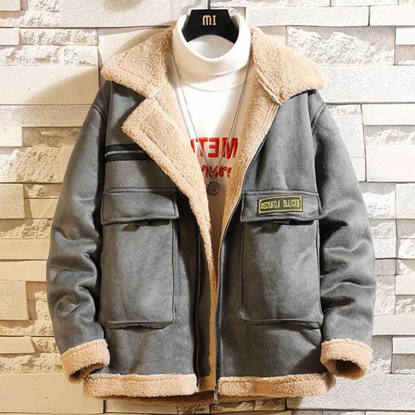 leather jacket men winter velvet coat outerwear man thick jackets 5xl, Black
leather jacket men winter velvet coat outerwear man thick jackets 5xl, Black