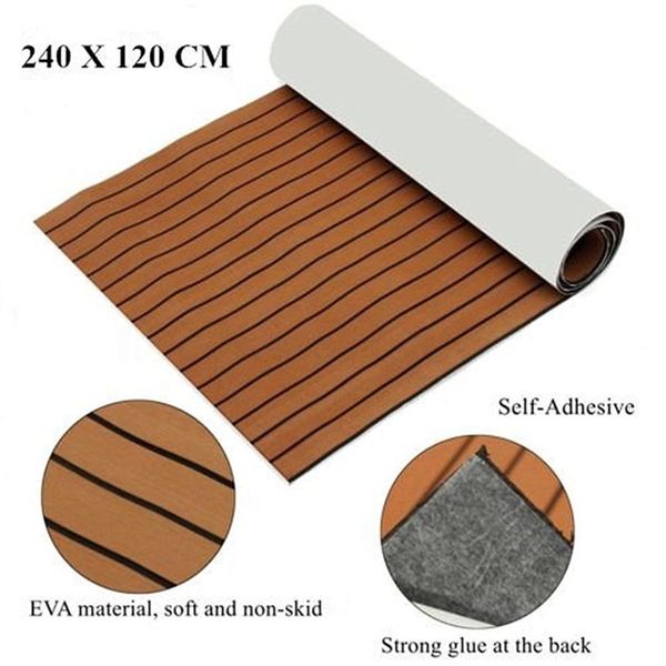 self adhesive eva boat yacht flooring faux imitation teak decking sheet pad 1200x2400x5mm foam floor mat brown
self adhesive eva boat yacht flooring faux imitation teak decking sheet pad 1200x2400x5mm foam floor mat brown