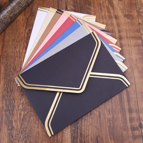 

10pcs retro vintage blank craft paper envelopes for letter greeting cards wedding party invitations 125x175mm