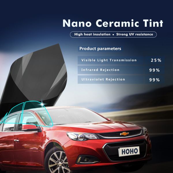 vlt 25% 2mil dark brown nano ceramic solar film window tint privacy glass uv99% for car,home window 100x600cm
vlt 25% 2mil dark brown nano ceramic solar film window tint privacy glass uv99% for car,home window 100x600cm