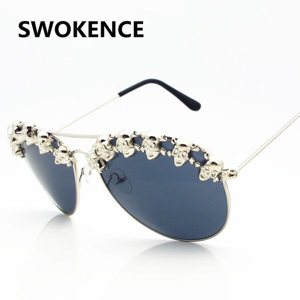 swokence skull pilot sunglasses woman men steampunk sun blinkers hip hop sun glasses halloween party festival funny 3025 sb60, White;black
swokence skull pilot sunglasses woman men steampunk sun blinkers hip hop sun glasses halloween party festival funny 3025 sb60, White;black