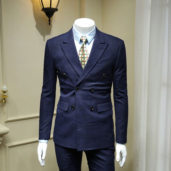 xm geeki european mens gentleman dark blue striped double-breasted men's suits british business dress suit male blazer 365wt46, White;black
xm geeki european mens gentleman dark blue striped double-breasted men's suits british business dress suit male blazer 365wt46, White;black