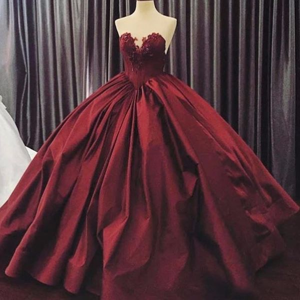 saudi arabia burgundy prom gowns sweetheart puffy ball gowns appliques gonna aso ebi long prom dresses lace up plus size robe de soiree, Black
saudi arabia burgundy prom gowns sweetheart puffy ball gowns appliques gonna aso ebi long prom dresses lace up plus size robe de soiree, Black